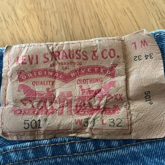 Levi’s 501 jeans, size 34/32 - Picture 4 of 6